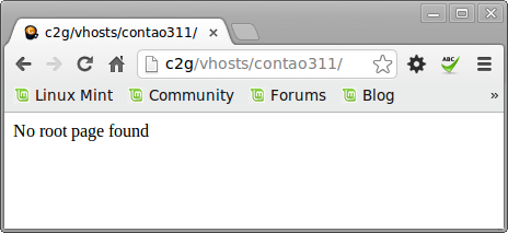 No Root Page Found Contao Community Documentation